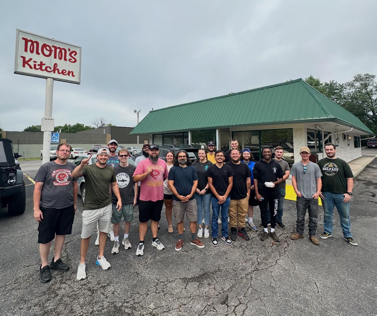 Team Breakfast Supporting Mom's Kitchen in Olathe, KS - Chimney Restoration of KC
