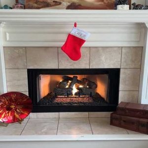 Vented Gas Log Installation in Kansas City Home, installed by Chimney Restoration of KC team